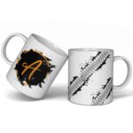 Kit arte para caneca letras masc adventur